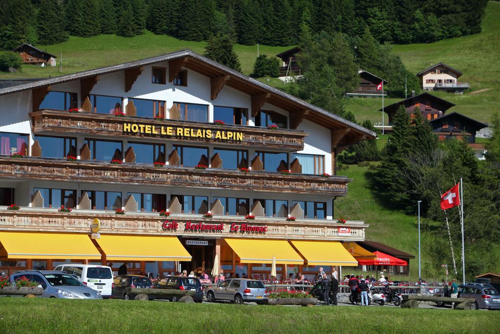 Hôtel Le Relais Alpin Les Mosses Exterior foto